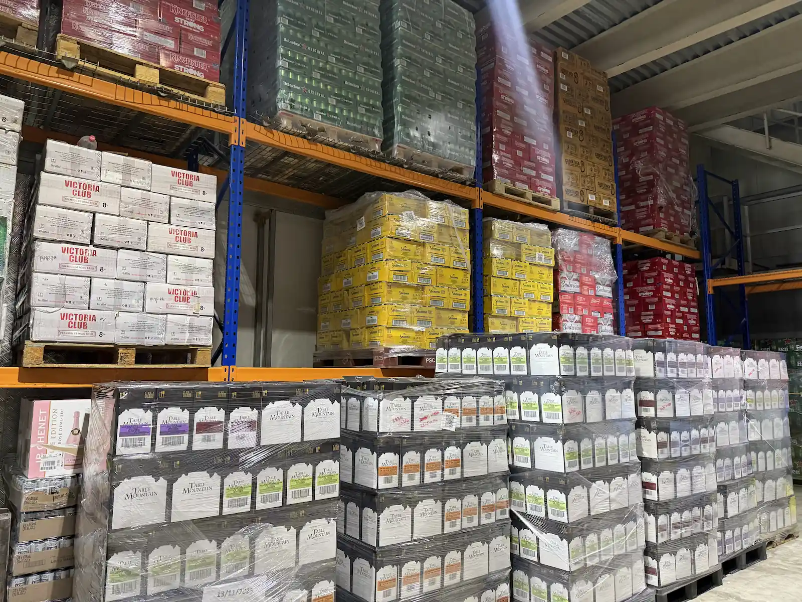 Trojan Seychelles warehouse inside.2