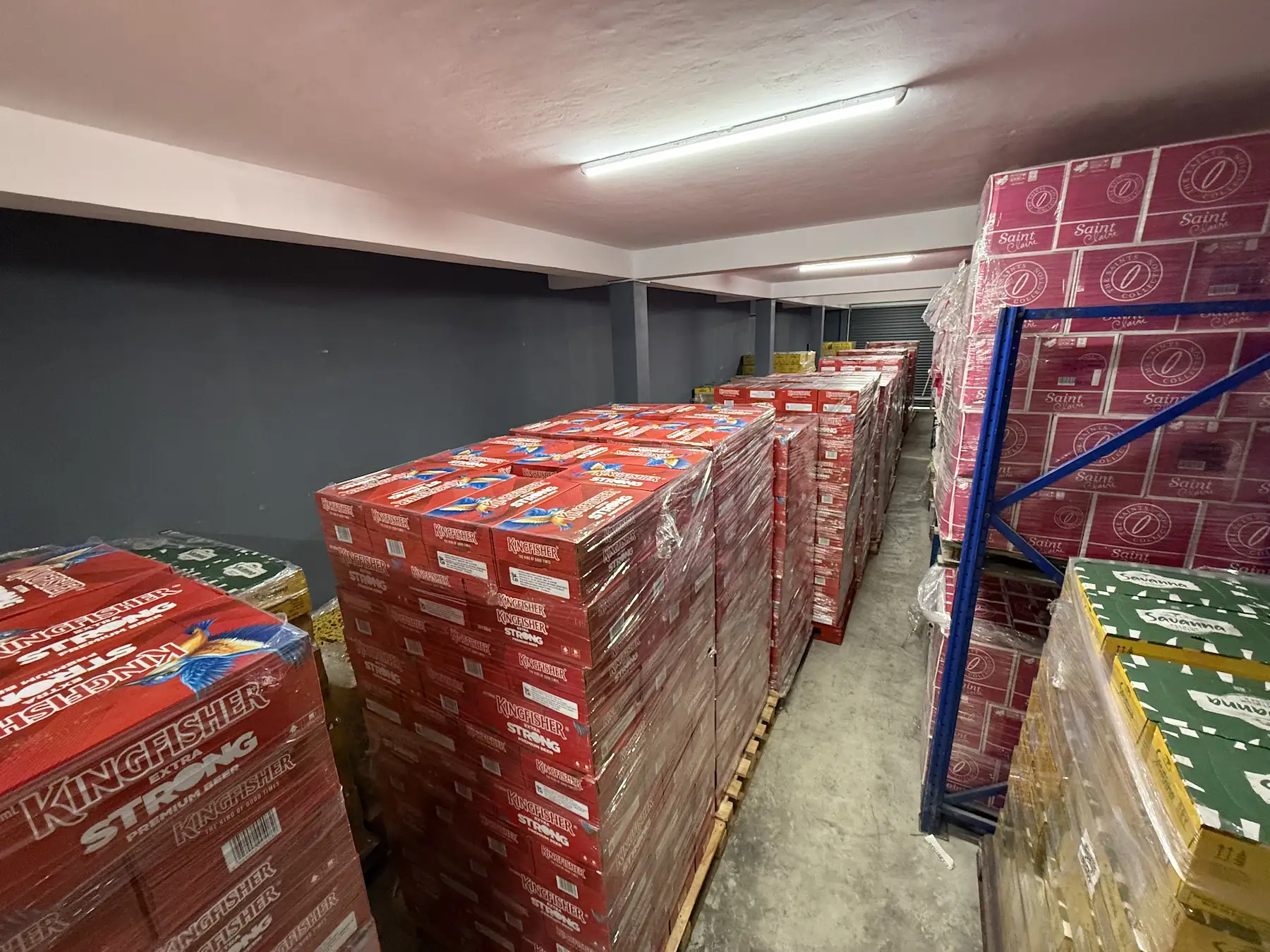 Trojan Seychelles warehouse inside2